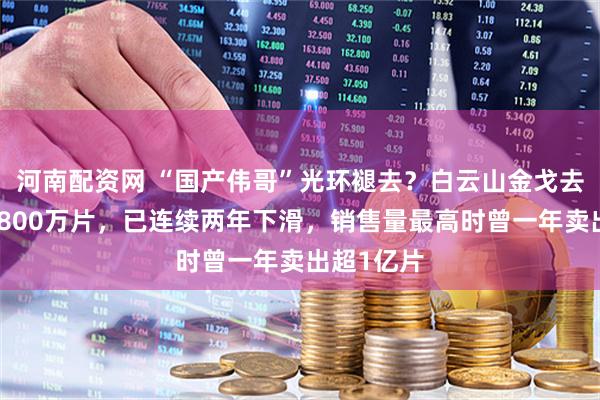 河南配资网 “国产伟哥”光环褪去？白云山金戈去年少卖近800万片，已连续两年下滑，销售量最高时曾一年卖出超1亿片